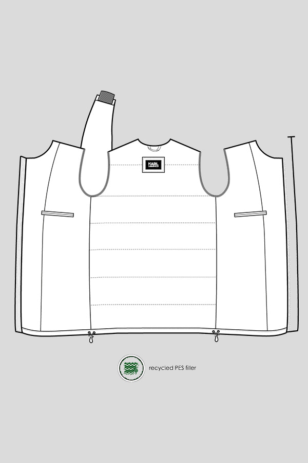 ΜΠΟΥΦΑΝ KARL LAGERFELD - 990 ΜΑΥΡΟ